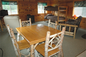 We have newly renovated deluxe rental cabins for your Upper Peninsula Vacation.  These cabins are goreous and echo the beauty and nature of the Hiawatha National Forests that surround the Jack Pine Lodge property.  We also offer standard rental cabins. 